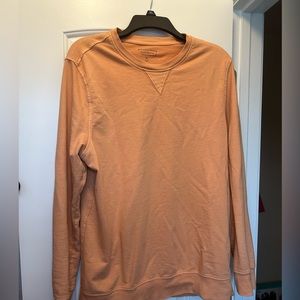 Clubroom Medium Men’s Orange Long Sleeve Shirt Top Sweat Shirt Sweater
